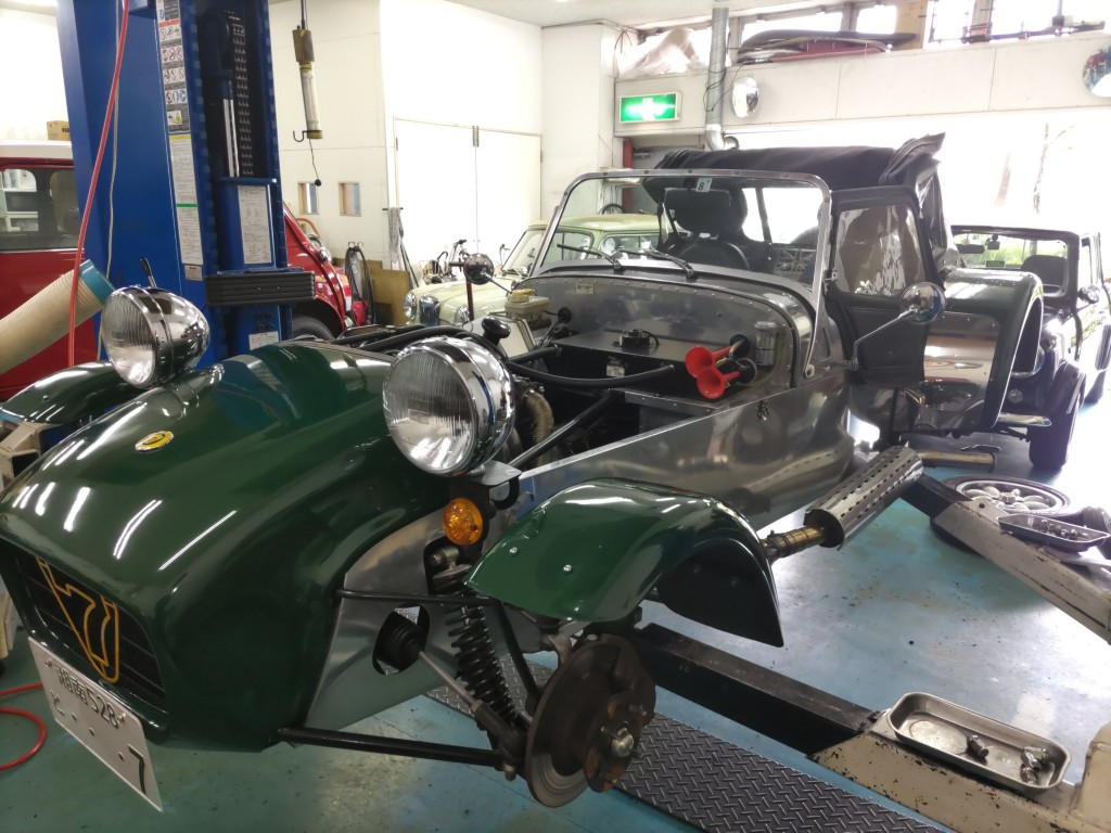 ケーターハムスーパーセブン 車検！！ | LEAF GARAGE リーフガレージ